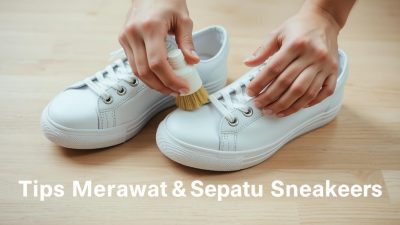 merawat sepatu sneakers