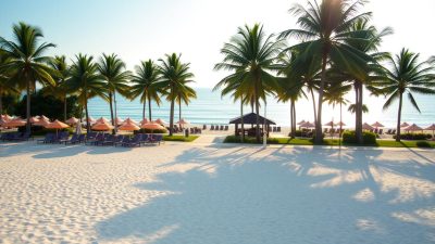 Fasilitas Pantai Lokasari Fasilitas Pantai Lokasari