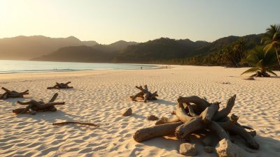 Pantai Lokasari pada musim kemarau Pantai Lokasari pada musim kemarau