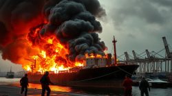 kapal kebakaran