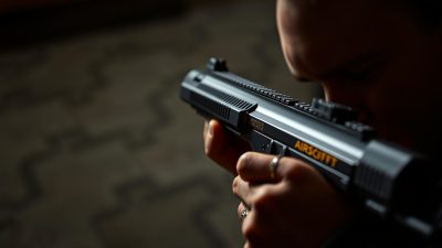 penembakan air softgun