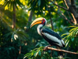 Mengenal Burung Enggang Borneo, Spesies Langka yang Unik