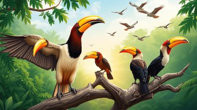 Jenis-jenis Burung Enggang Borneo