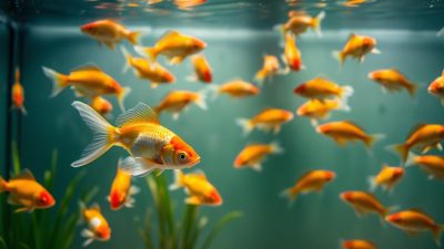 perilaku ikan mas koki