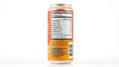 Label Nutrisi Minuman Berenergi