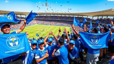 Dukungan Suporter Persibom Bolaang Mongondow